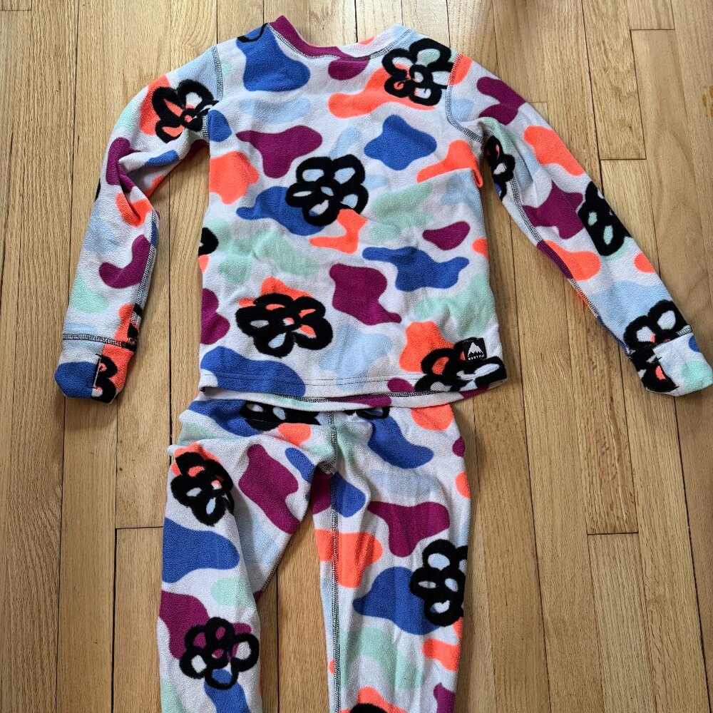 Kids' Burton Fleece Base Layer Set Size XS 6-7